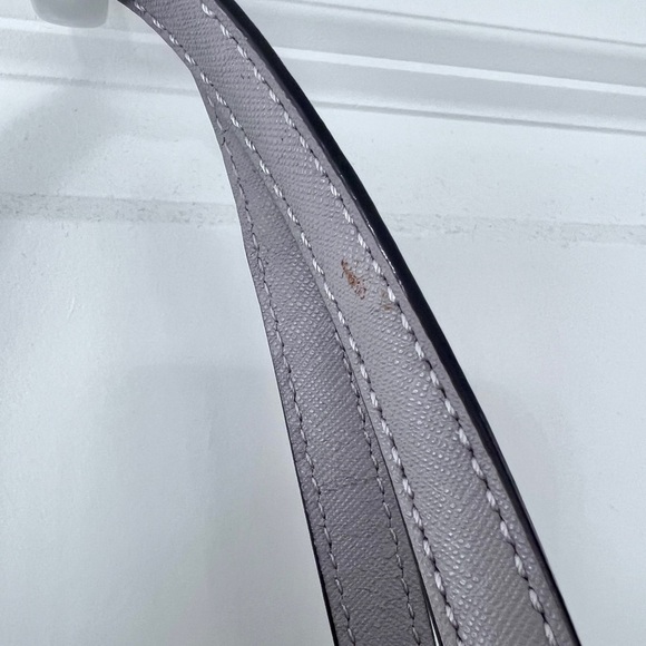 Kate Spade Two Toned Grey Satchel with Structured Design - Picture 16 of 16